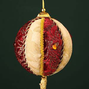 Винтажный елочный шар Сион де Сото 10 см Winter Deco фото 2