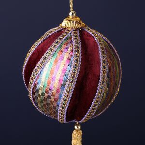 Винтажный елочный шар Аделантадо 10 см Winter Deco фото 2