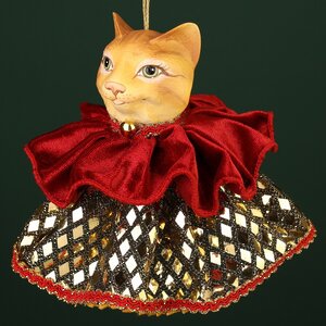 Елочная игрушка Кошка Розетти: Eclogae 9 см, подвеска Winter Deco фото 4
