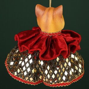 Елочная игрушка Кошка Розетти: Eclogae 9 см, подвеска Winter Deco фото 7