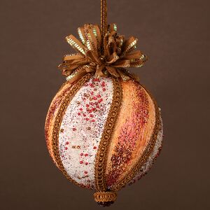 Винтажный елочный шар Рожер: Allusio 15 см