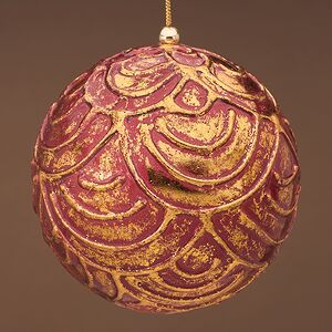 Винтажный елочный шар Восторг Исаха: Ensemble 10 см