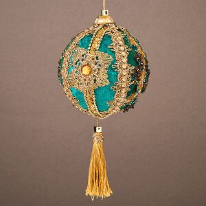 Винтажный елочный шар Динариди 23 см