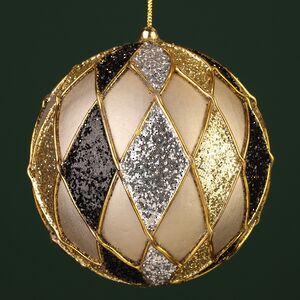 Винтажный елочный шар Луи Ясерце 10 см