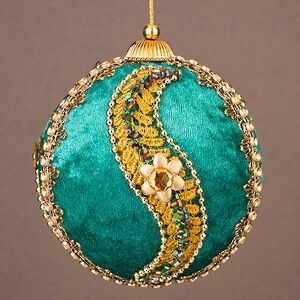 Винтажный елочный шар Kneisel - Sycamore Orchestra 13 см Winter Deco фото 1