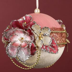 Винтажный елочный шар Rina Novella 11 см Winter Deco фото 4