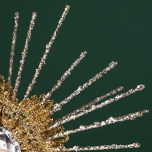 Елочная игрушка Снежинка: Серебряное Сияние 19 см, подвеска Winter Deco фото 4