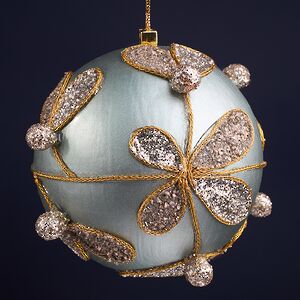 Винтажный елочный шар Триумф Лангре 11 см