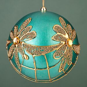 Винтажный елочный шар Fleur - Sycamore Orchestra 13 см Winter Deco фото 1