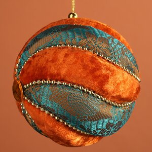 Винтажный елочный шар Закат Аскании 10 см Winter Deco фото 3