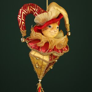 Елочная игрушка Кот из рода Редмундов: Eclogae 25 см, подвеска Winter Deco фото 5