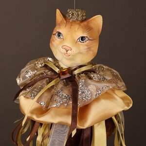 Елочная игрушка Албанский Кот: Eclogae 18 см, подвеска Winter Deco фото 3