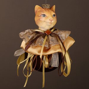 Елочная игрушка Албанский Кот: Eclogae 18 см, подвеска Winter Deco фото 6