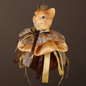 Елочная игрушка Албанский Кот: Eclogae 18 см, подвеска Winter Deco фото 2