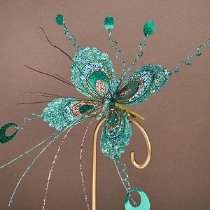 Елочная игрушка Бабочка Понтия - Sycamore Orchestra 20 см, клипса Winter Deco фото 4