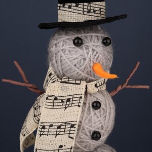 Елочная игрушка Снеговик Фидель 24 см, подвеска Winter Deco фото 2