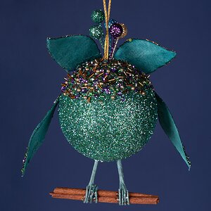 Елочная игрушка Сова Марселла - Sycamore Orchestra 14 см, подвеска Winter Deco фото 5