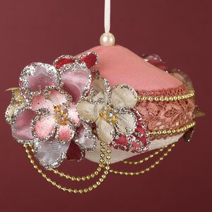 Винтажный елочный шар Цветение Меричи: Лес Саксен 15 см Winter Deco фото 4