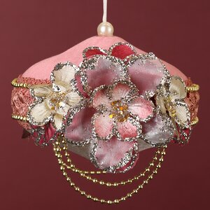 Винтажный елочный шар Цветение Меричи: Лес Саксен 15 см Winter Deco фото 3