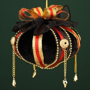 Винтажная елочная игрушка Collare del Re 12 см