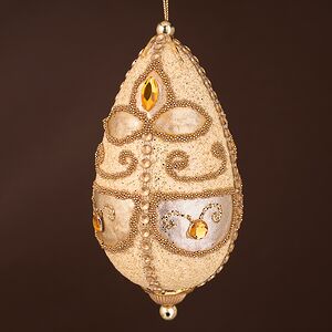 Винтажная елочная игрушка Сосулька Арпеджио: Лес Саксен 15 см, подвеска Winter Deco фото 2