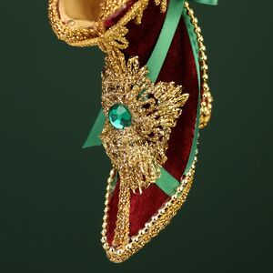 Елочная игрушка Сапожок Вилгельма - Pushkin Polonaise 9 см, подвеска Winter Deco фото 6