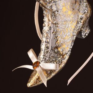 Елочная игрушка Сапожок Маркизы Кольбер - Pushkin Polonaise 14 см, подвеска Winter Deco фото 2