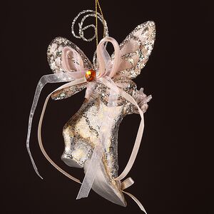 Елочная игрушка Сапожок Маркизы Кольбер - Pushkin Polonaise 14 см, подвеска Winter Deco фото 4