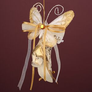 Елочная игрушка Сапожок Маркизы Лагранж - Pushkin Polonaise 14 см, подвеска Winter Deco фото 3