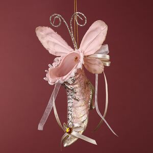 Елочная игрушка Сапожок Маркизы Бертье - Pushkin Polonaise 14 см, подвеска Winter Deco фото 2