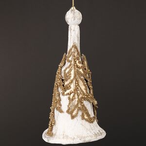 Винтажная елочная игрушка Колокольчик Браманте 18 см, подвеска Winter Deco фото 4