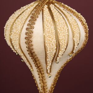 Винтажная елочная игрушка Альберти 15 см, подвеска Winter Deco фото 2