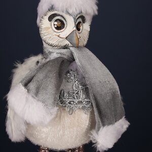 Елочная игрушка Сова Козимо: Eclogae 24 см, подвеска Winter Deco фото 4