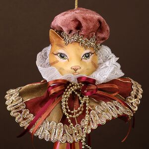 Елочная игрушка Кот Санти ди Тито: Мостолес 33 см Winter Deco фото 4