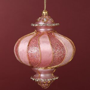 Елочная игрушка Inda Versiering 14 см, розовая, подвеска Winter Deco фото 1