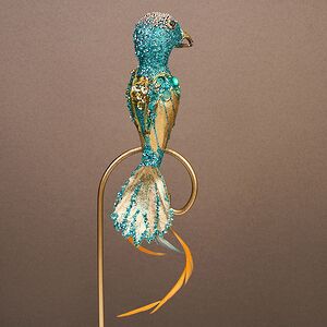 Елочная игрушка Птичка Серджио - Sycamore Orchestra 20 см, клипса Winter Deco фото 4