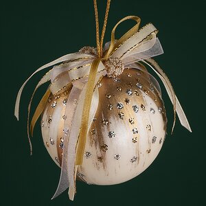 Винтажный елочный шар Мечта Элизабет - Graf von Nassau 9 см Winter Deco фото 2