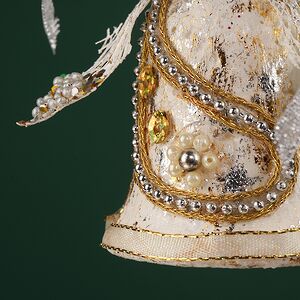 Елочная игрушка Колокольчик Рондо - Миниатюра Шамбоньера 15 см, подвеска Winter Deco фото 2