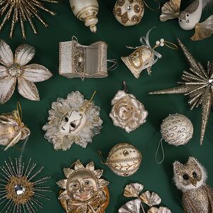 Елочная игрушка Колокольчик Рондо - Миниатюра Шамбоньера 15 см, подвеска Winter Deco фото 3