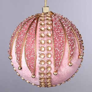 Набор елочных шаров Флорентийская Романеска 8 см розовый, 6 шт Winter Deco фото 3