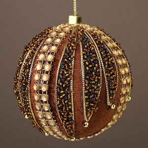 Набор елочных шаров Флорентийская Романеска 8 см ореховый, 6 шт Winter Deco фото 3