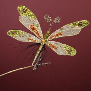 Елочная игрушка Бабочка Юлиана 20 см, клипса Winter Deco фото 5