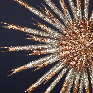 Елочная игрушка Снежинка - Girolamo Sixtus 25 см бронзовая, подвеска Winter Deco фото 5