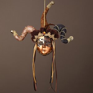 Елочная игрушка Арлекин Хауслаба - Arlecchino 30 см, подвеска Winter Deco фото 2