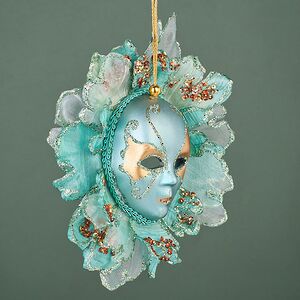 Елочная игрушка Маска Чинкве 18 см, подвеска Winter Deco фото 6