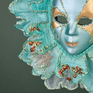 Елочная игрушка Маска Чинкве 18 см, подвеска Winter Deco фото 5