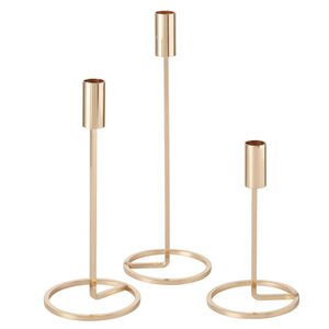 Набор подсвечников Проффиано 18-29 см золотой, 3 шт Boltze фото 5