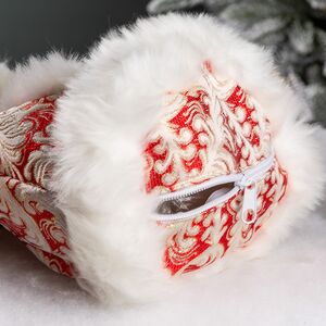 Игрушка под елку Снегурочка 35 см, в красной шубке Serpantin фото 6