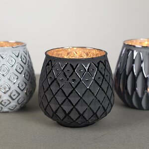 Набор стеклянных подсвечников Furfrida 9 см, 3 шт Boltze (Больтце) фото 5
