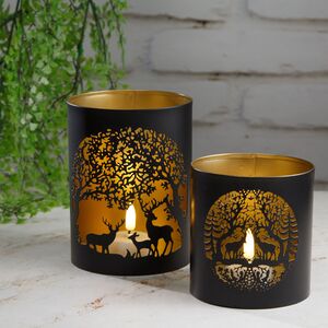 Набор металлических подсвечников Andastein  Ceorl 10-13 см, 2 шт Boltze фото 6